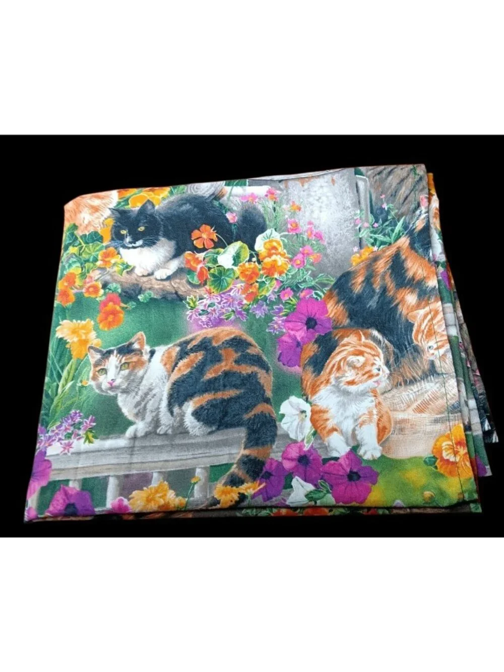 Garden Cats Window Curtain 40